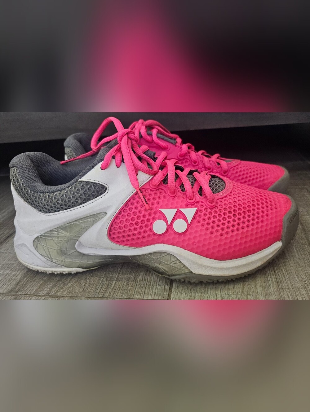 Yonex Women's Pink Tennis Shoes